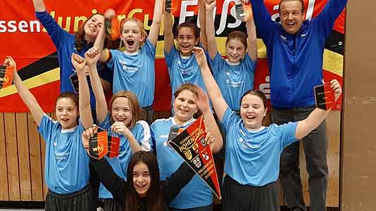 D-Juniorinnen Bezirkshallenmeister 2020